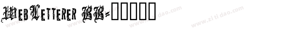 WebLetterer BB字体转换
